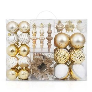 Package of Christmas tree decorations